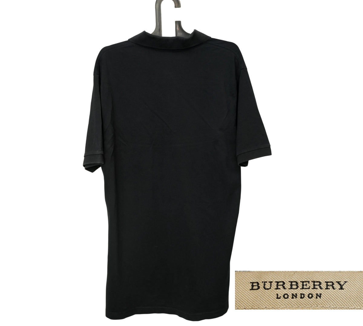 Burberry  Check Placket Cotton Piqué Polo Shirt Size - L