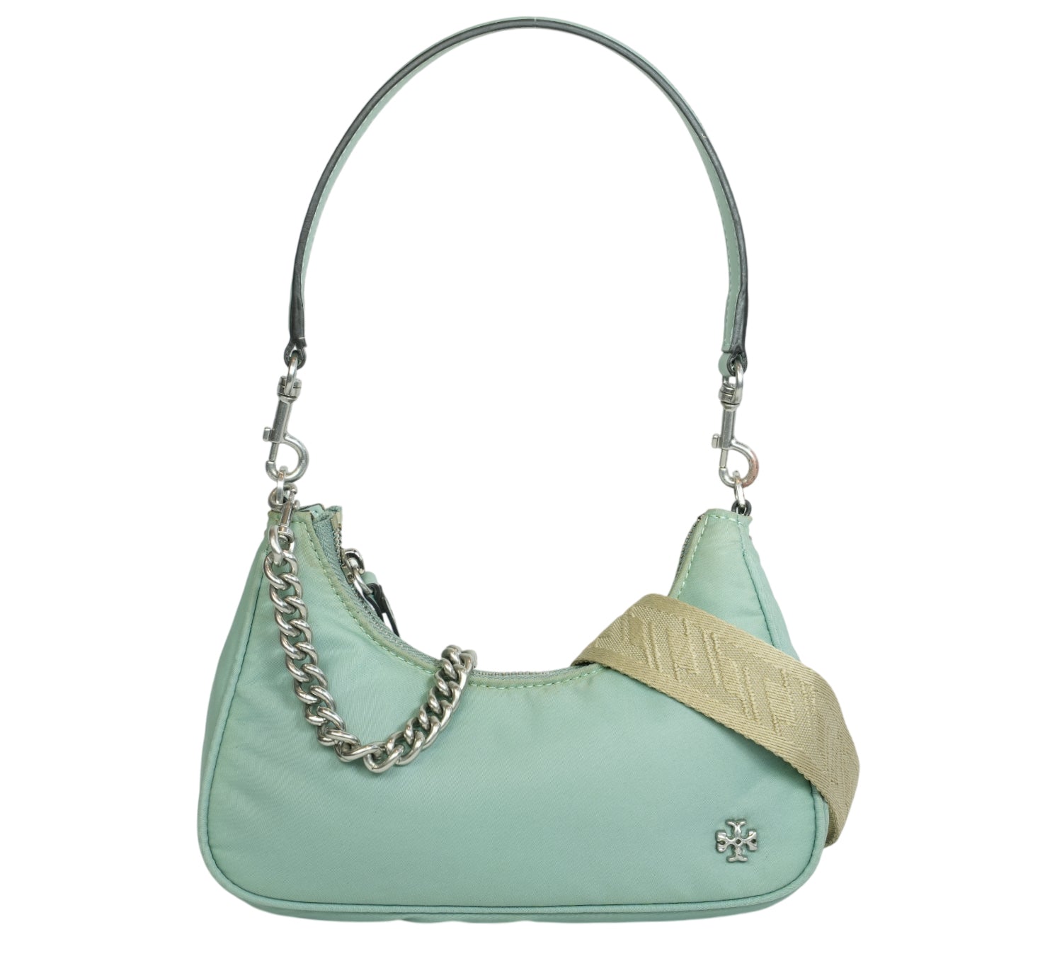 Blue Celadon Mercer Nylon Small Shoulder Bag