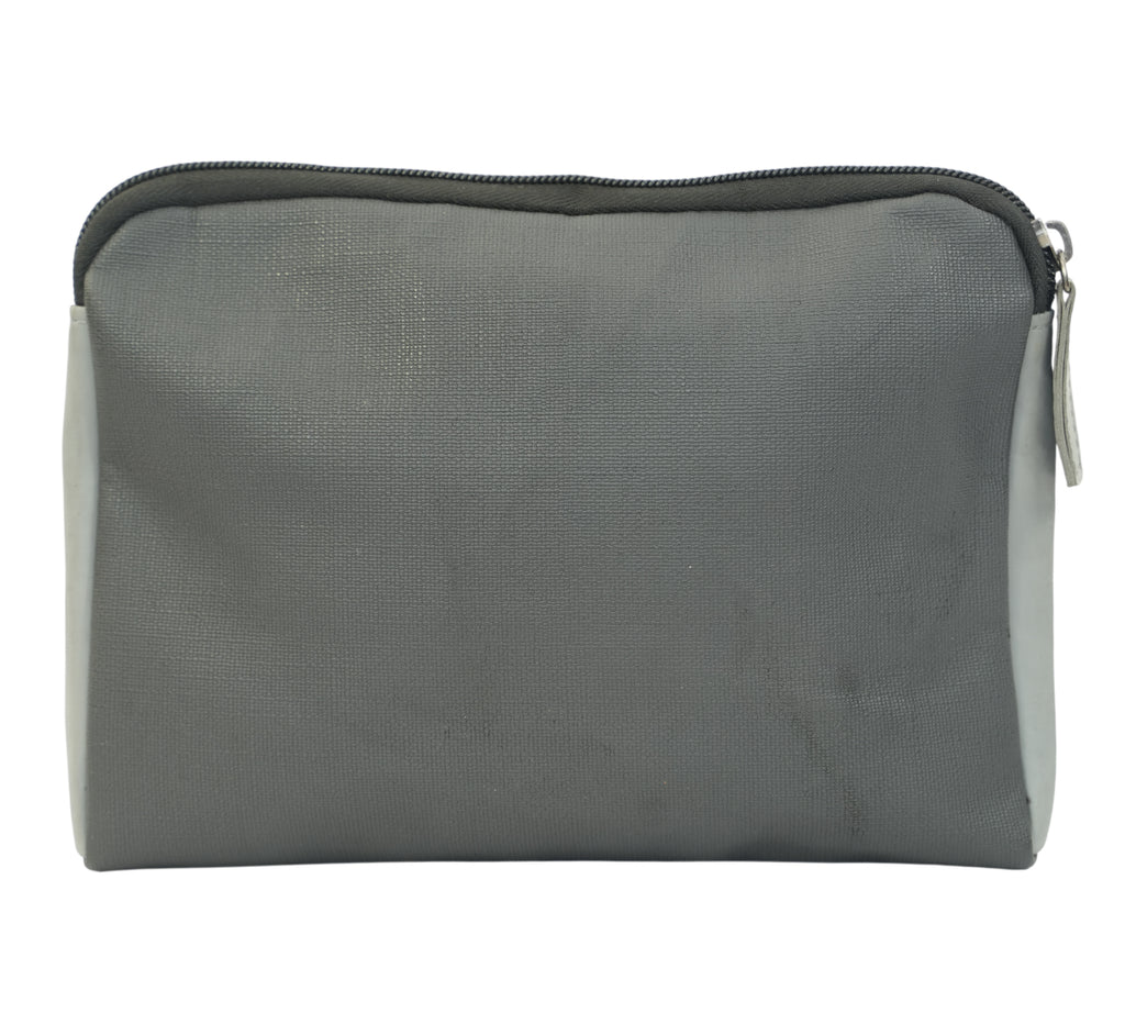 Charcoal & Heather Grey Amenity Pouch