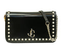 Black Varenne Leather & Pearl Clutch Bag