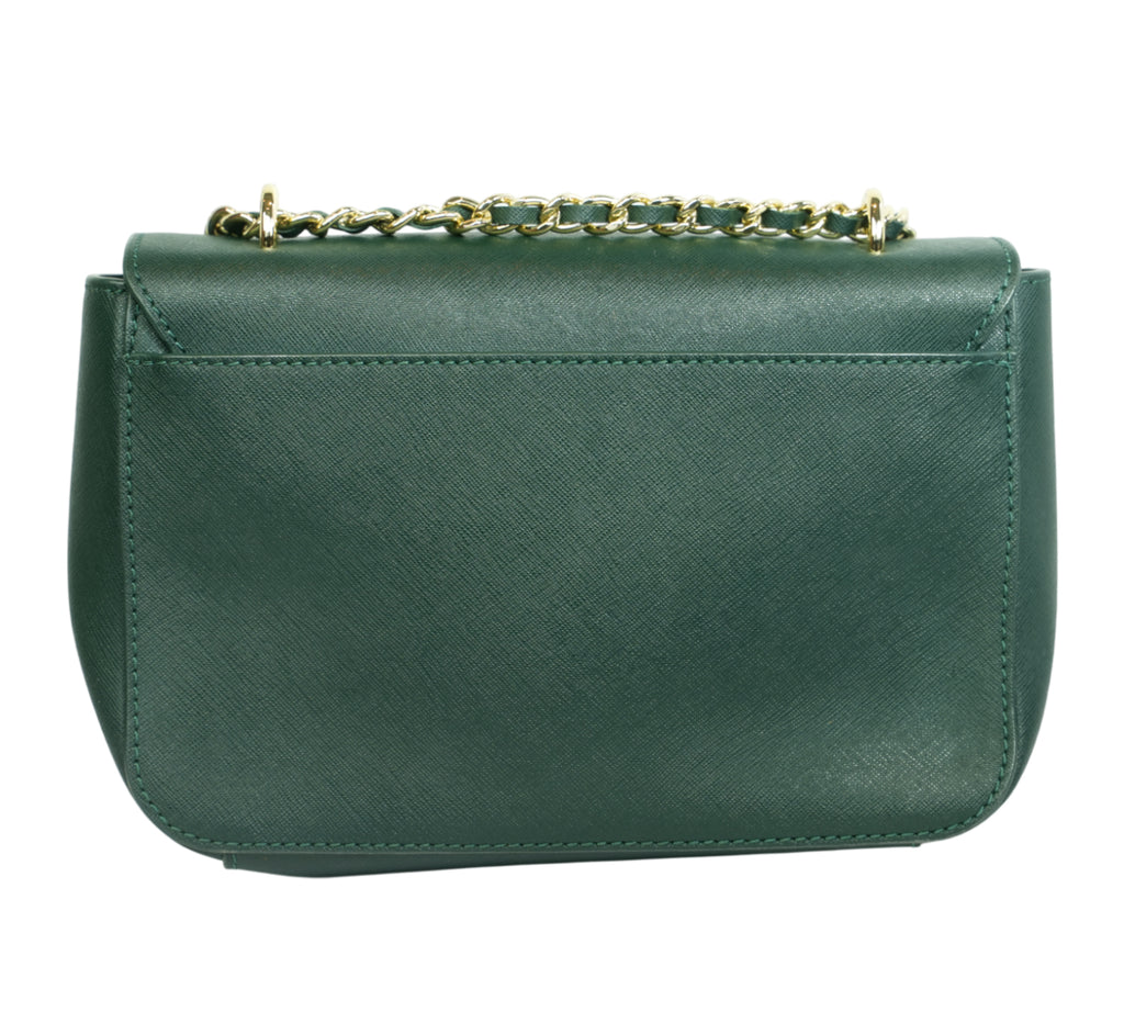 Emerald Green Emerson Small Flap Adjustable Shoulder Bag