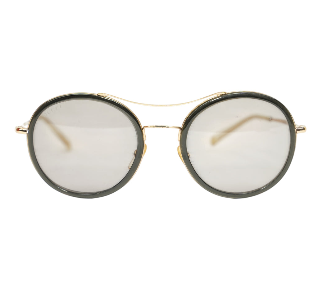Dark Grey Round Sunglasses
