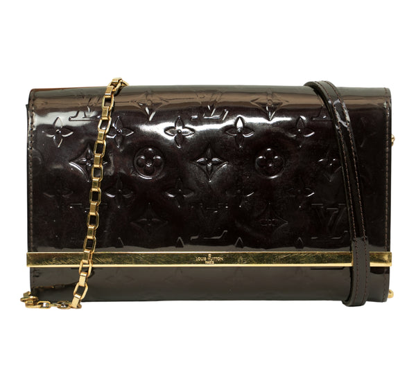 Amarante Monogram Vernis Ana Clutch