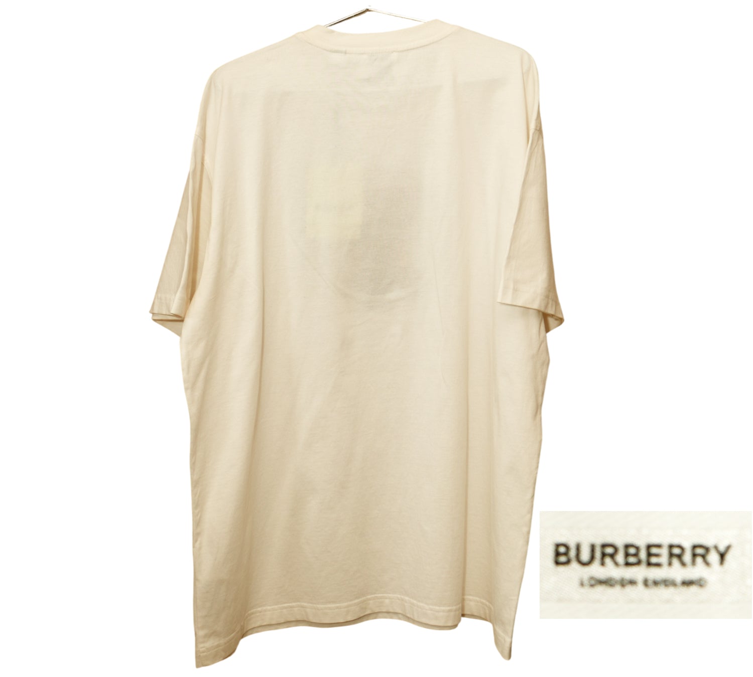Burberry  Circle TB Monogram Applique Cotton T-Shirt Size - SP