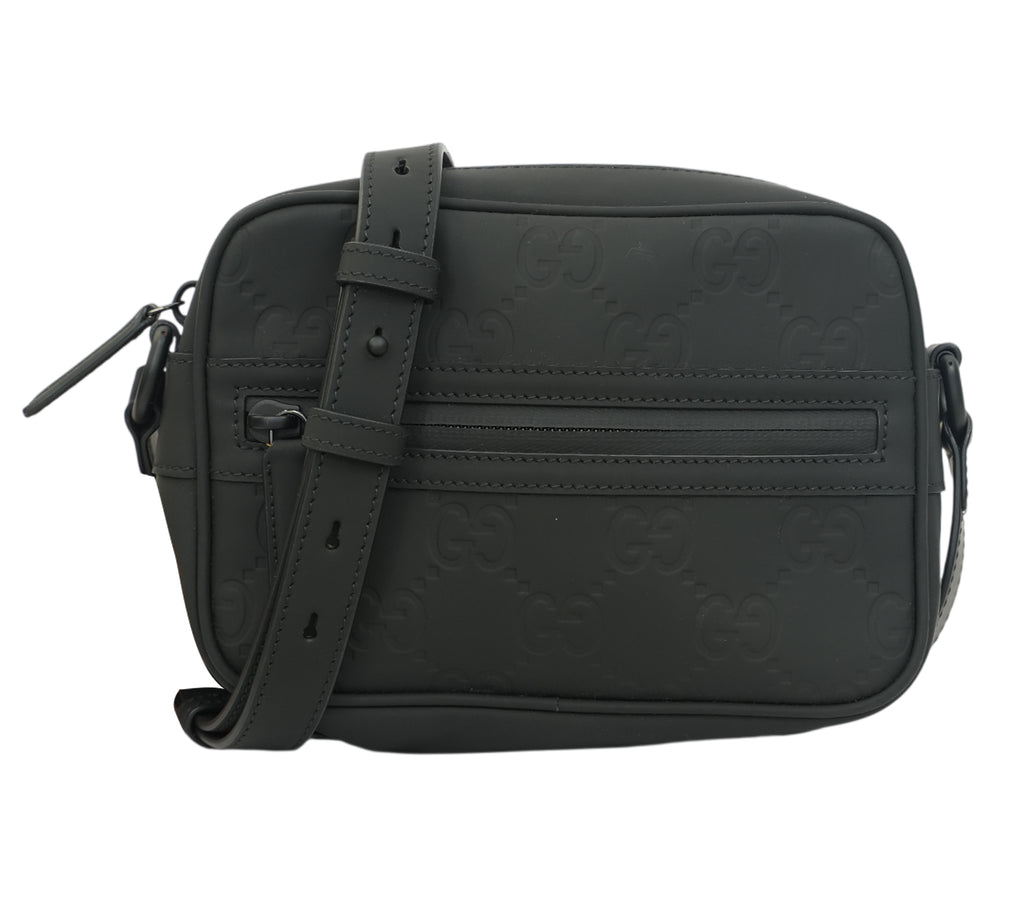 GG Rubber Effect Leather Crossbody Bag