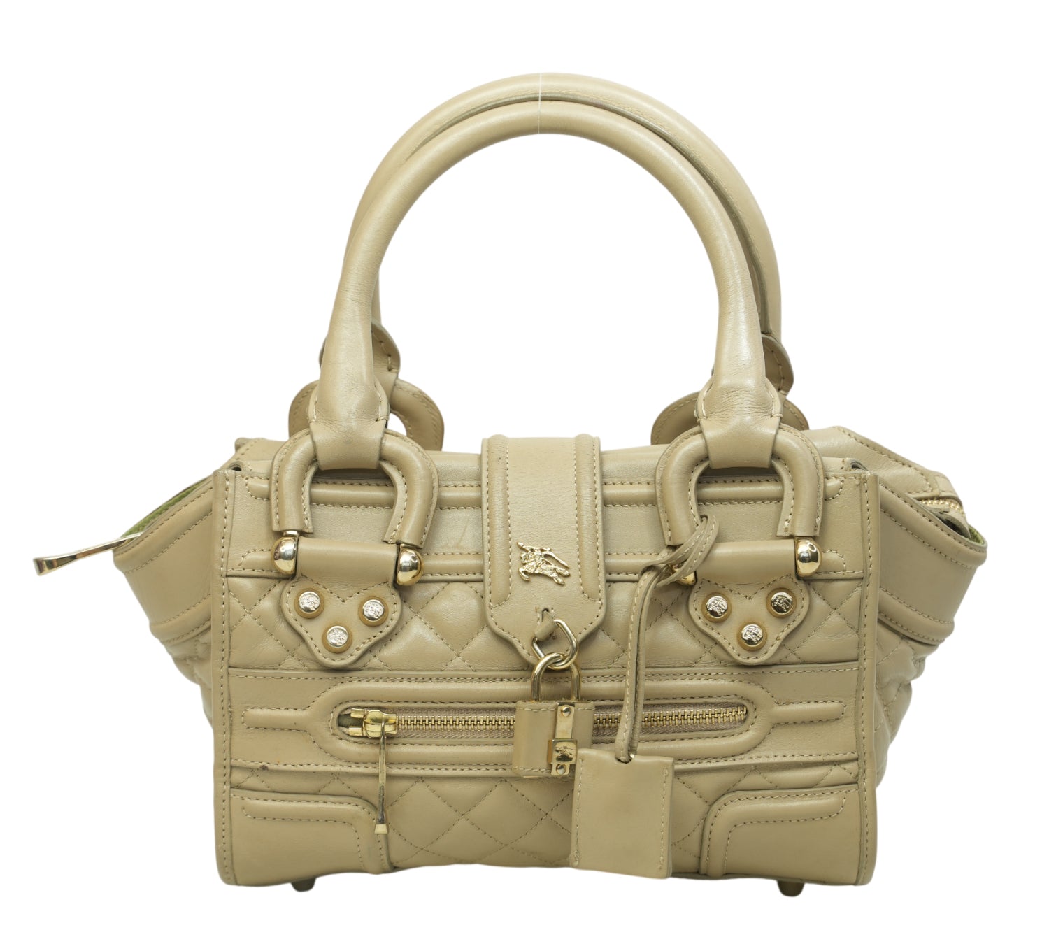 Quilted Leather Small Manor Bag