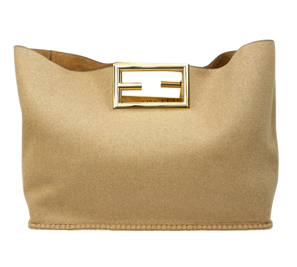 Camel Way Large Felt Tote