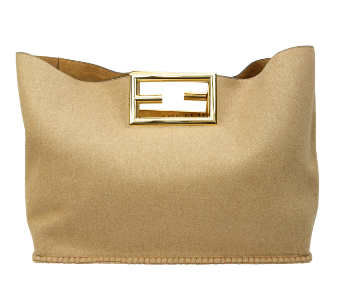 Camel Way Large Felt Tote