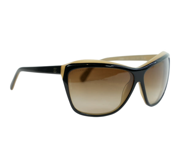 Two-Tone Oversized Sunglasses