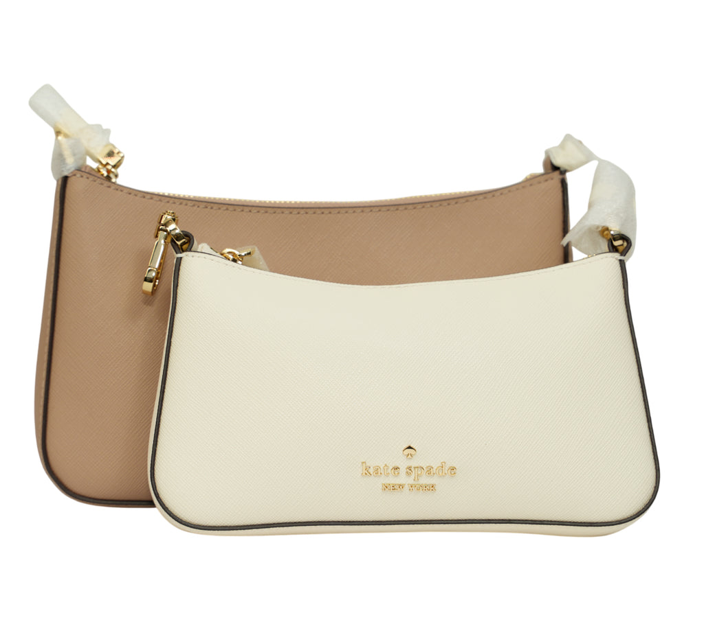 Duet Colorblock Saffiano Leather Small Crossbody