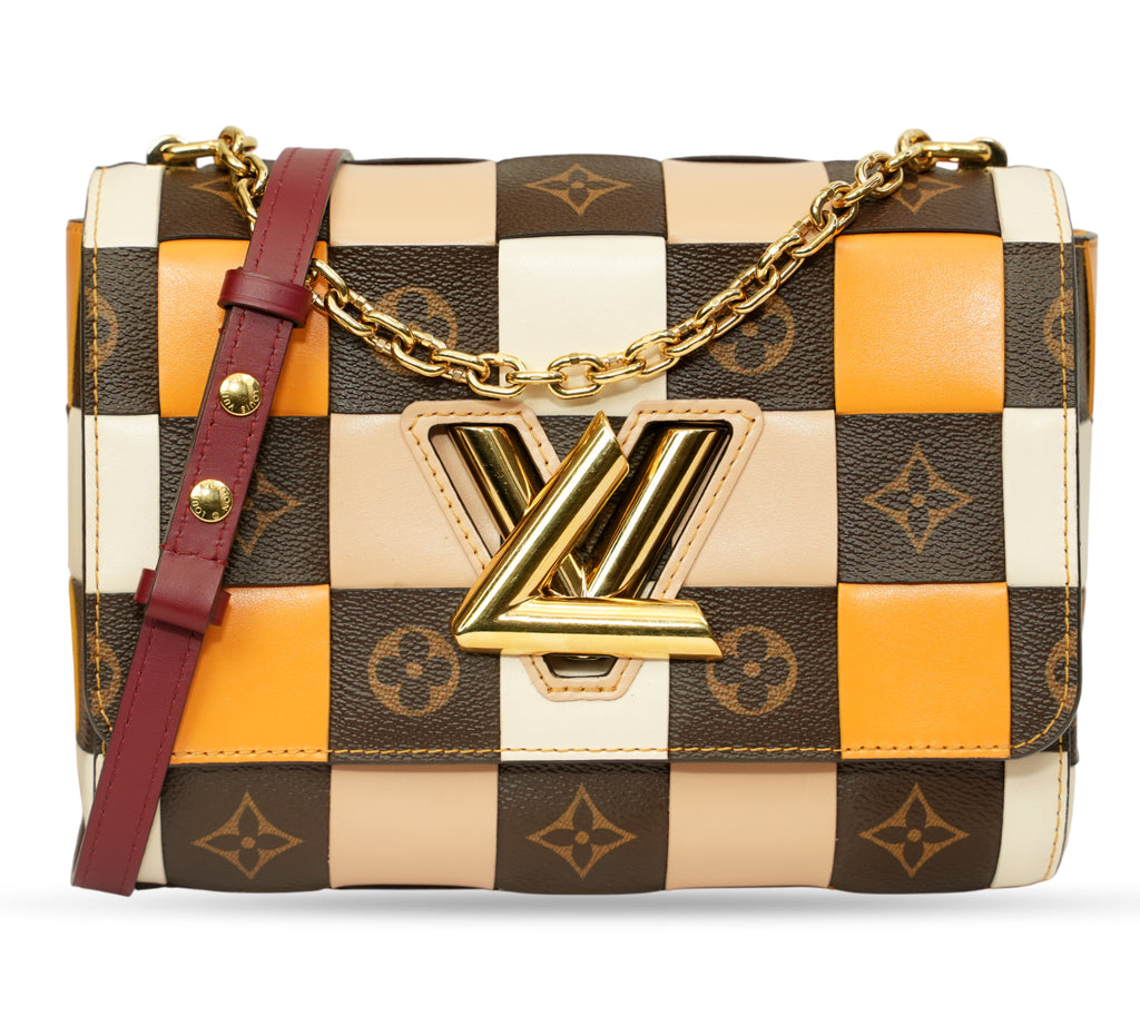 Monogram Check Twist MM Bag