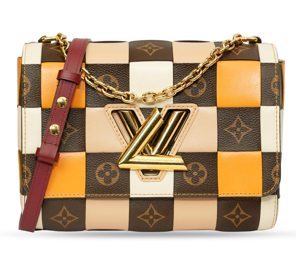 Monogram Check Twist MM Bag