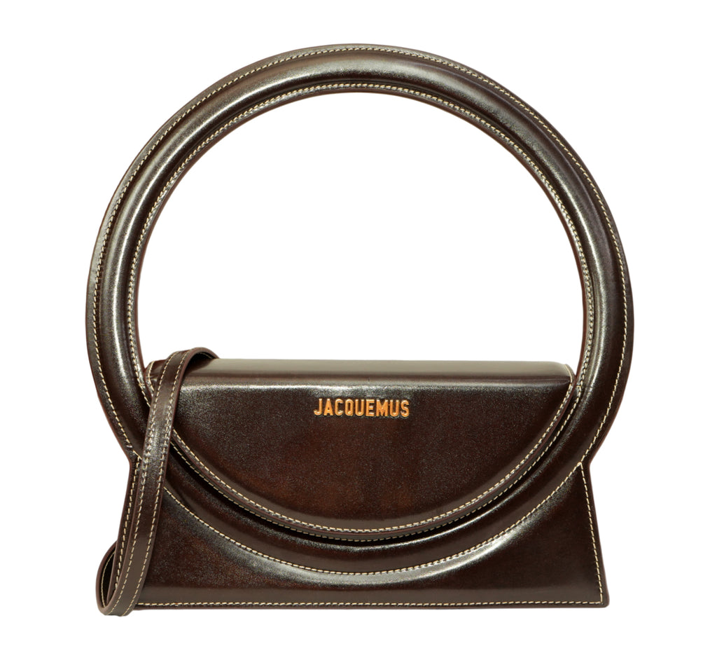 Dark Brown Le Sac Rond Circle Purse