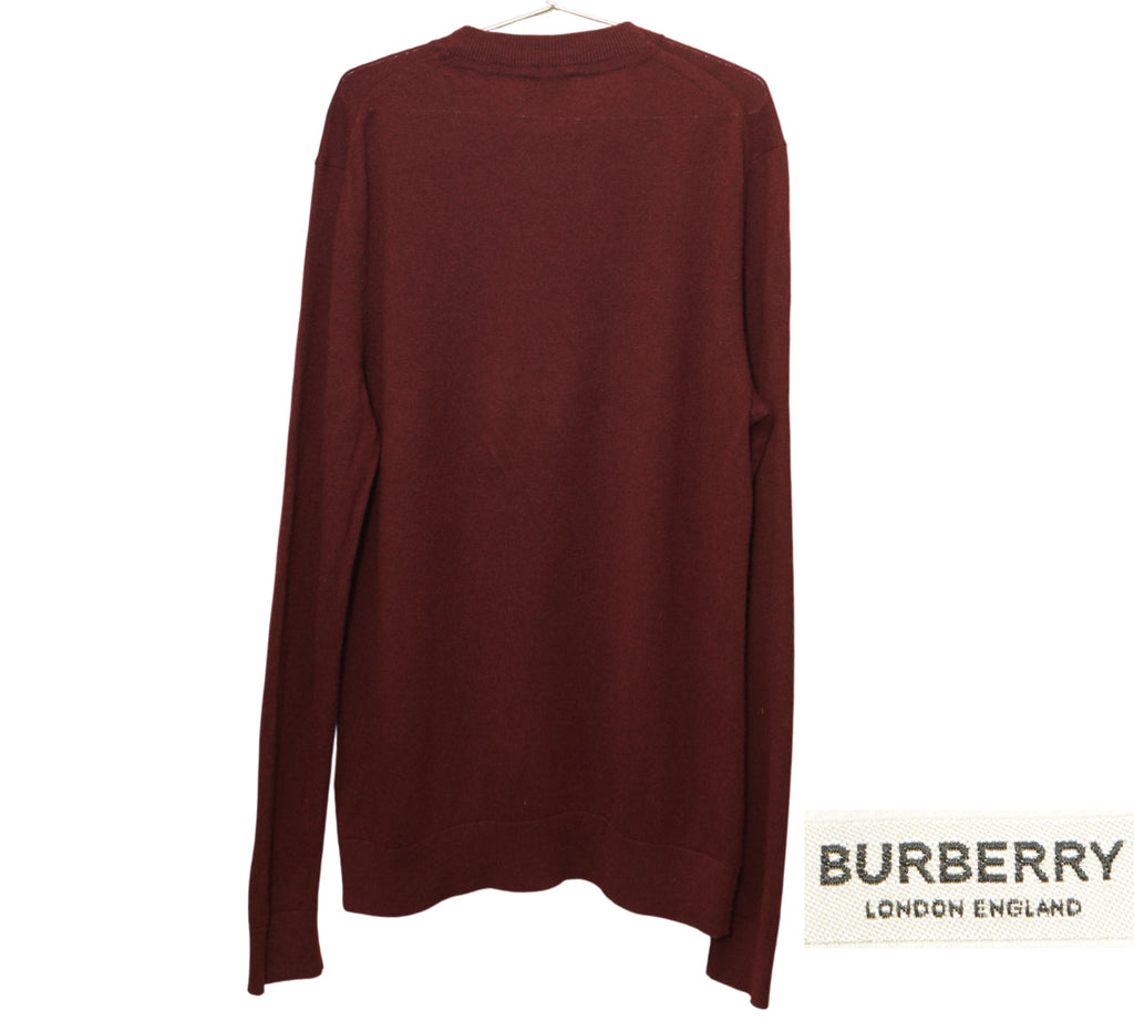 TB Monogram Embroidered Cashmere Sweater Size - SP