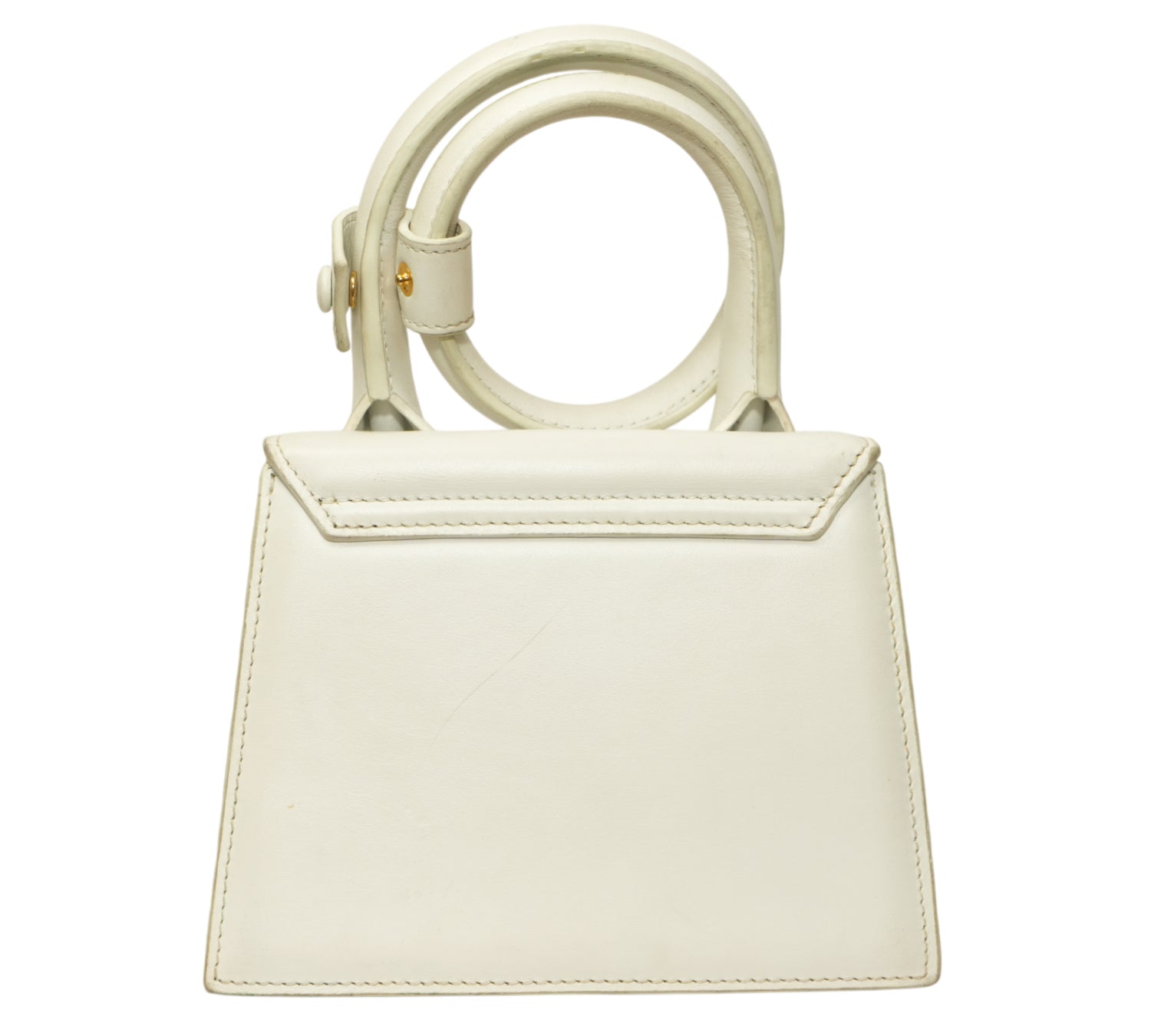 White Le Chiquito Noeud Bag