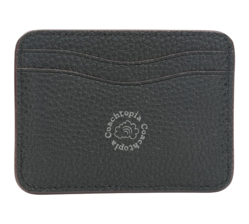 Black Coachtopia Black Wavy Card Case