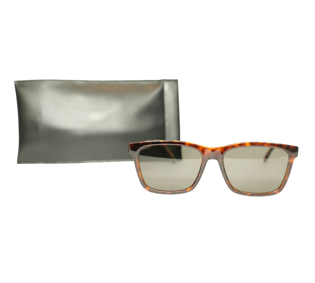 Havana Square Signature Sunglasses