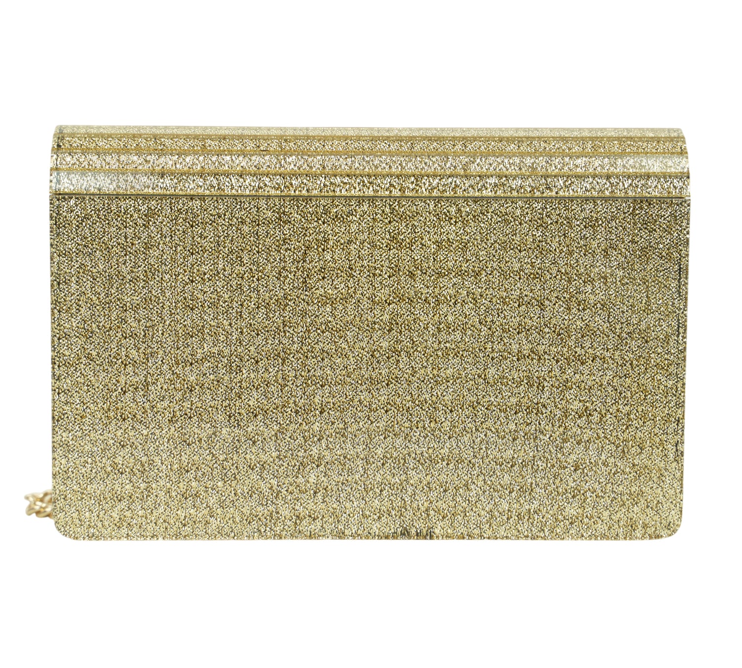 Gold Barbara Medium Envelope Clutch Bag