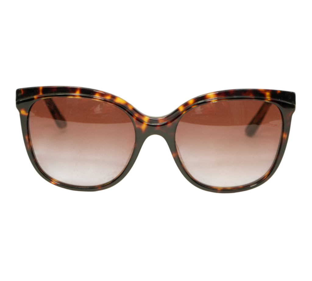Check-Temple Square Butterfly Sunglasses
