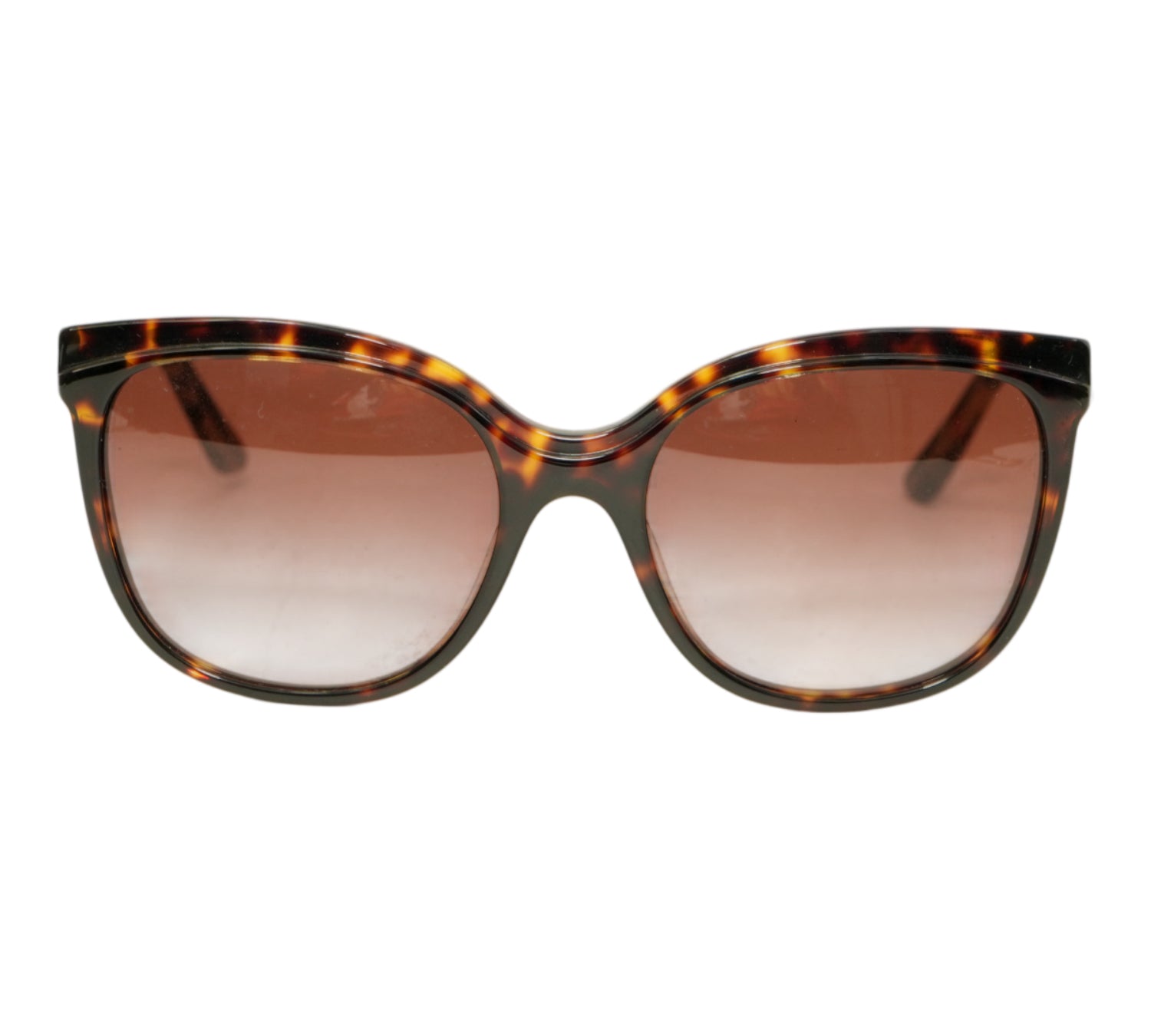 Burberry  Check-Temple Square Butterfly Sunglasses