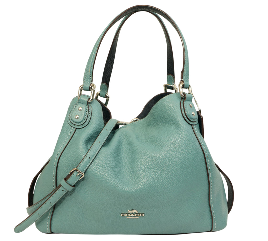 Edie 28 Pebble Leather Shoulder Bag