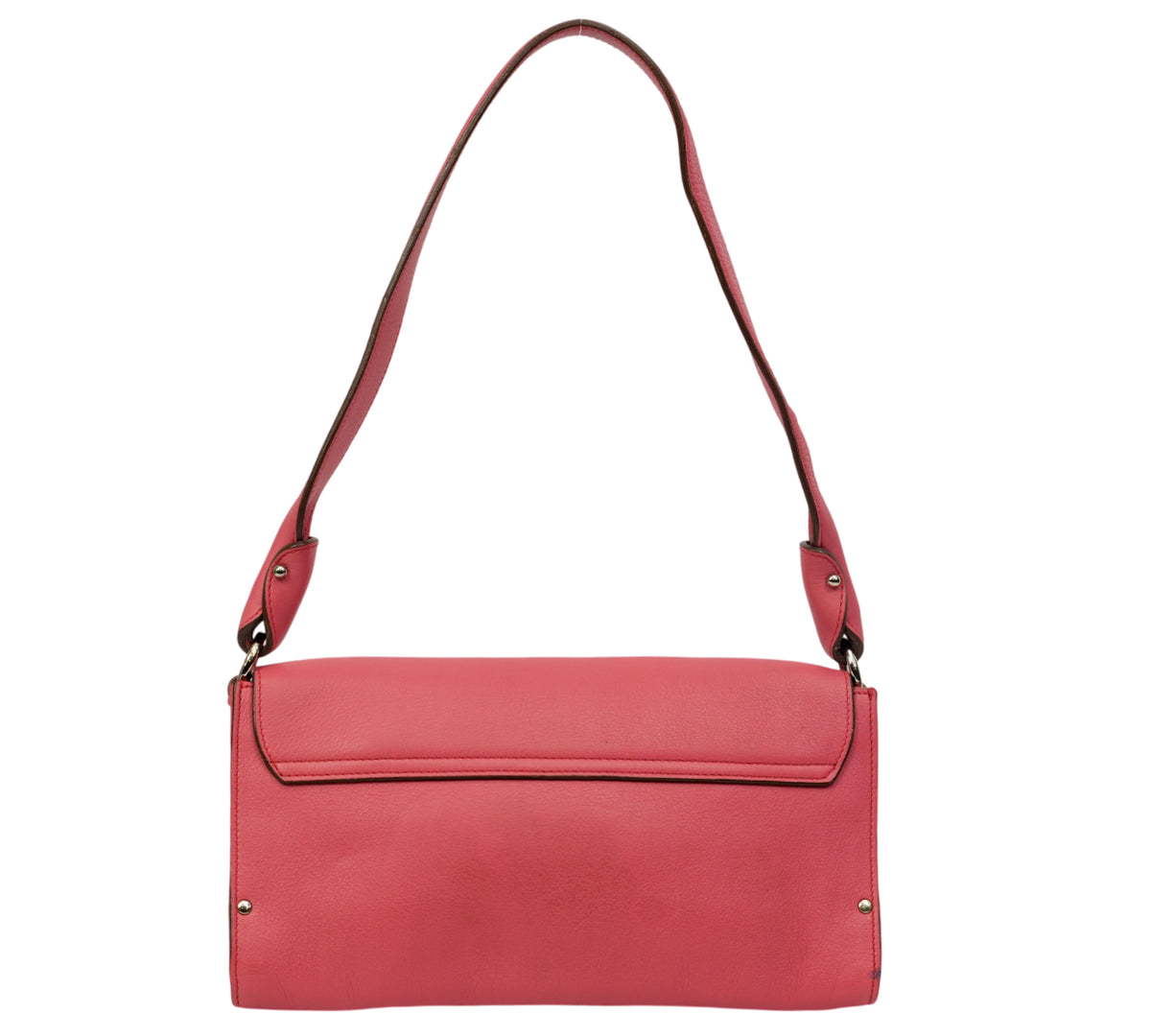 Salvatore Ferragamo Pink Leather Shoulder Bag
