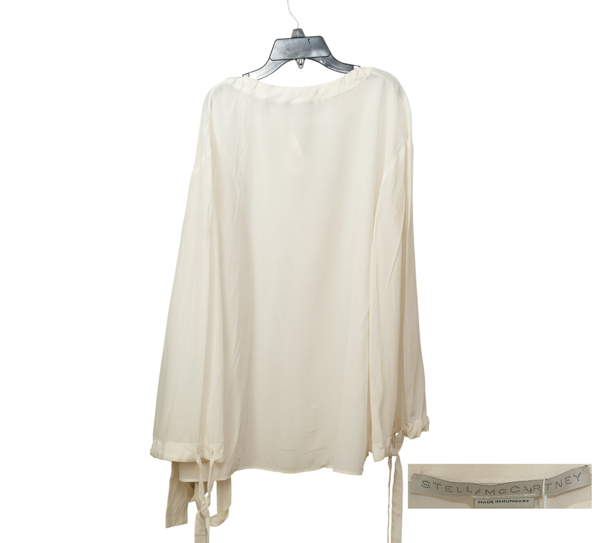 Stella McCartney Wilmer Drawstring Draped Blouse Size - 38