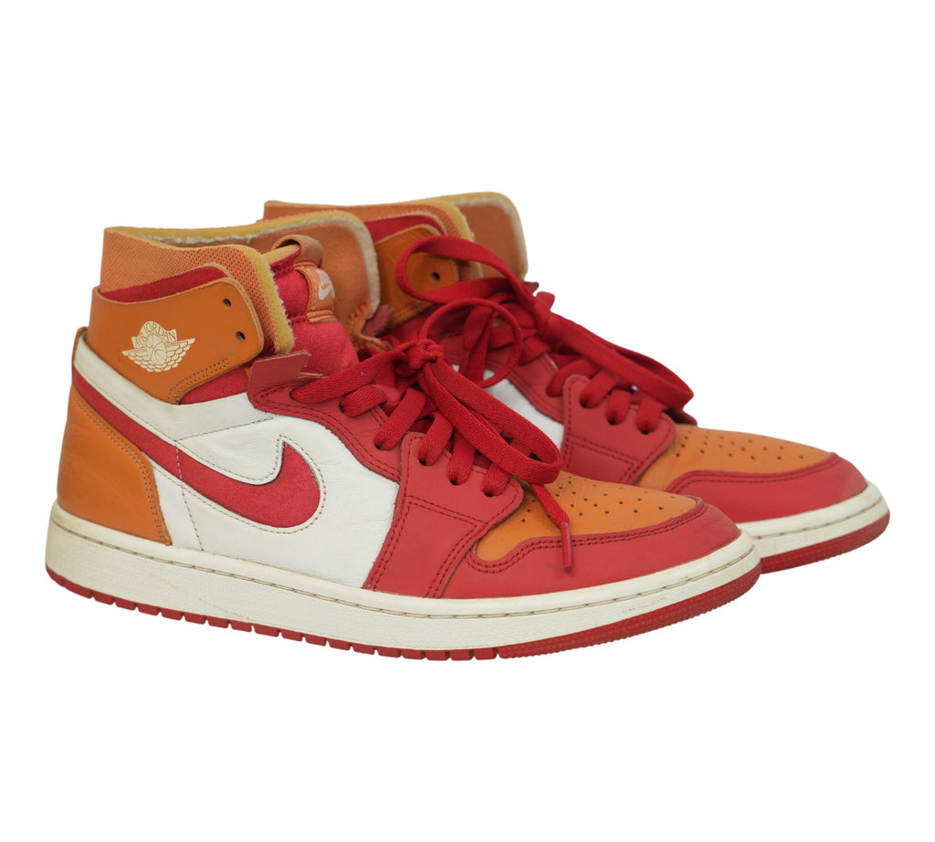Red Hot Curry Air Jordan 1 Zoom CMFT Sneakers Size 40.5 - Eur