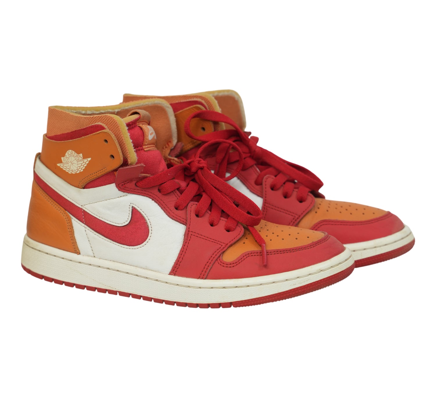 Red Hot Curry Air Jordan 1 Zoom CMFT Sneakers Size 40.5 - Eur