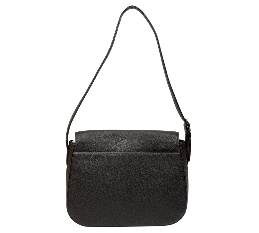 Vintage Heart Clasp Flap Shoulder Bag