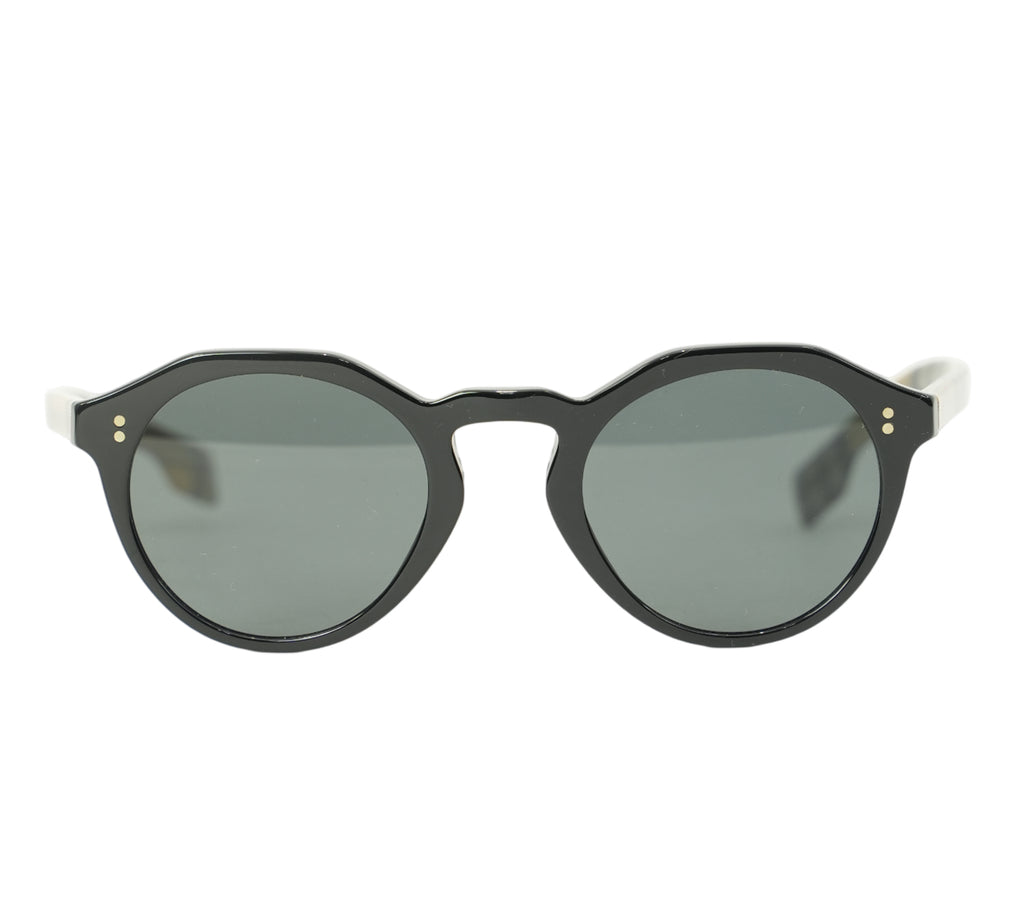 Black House Check Round Sunglasses