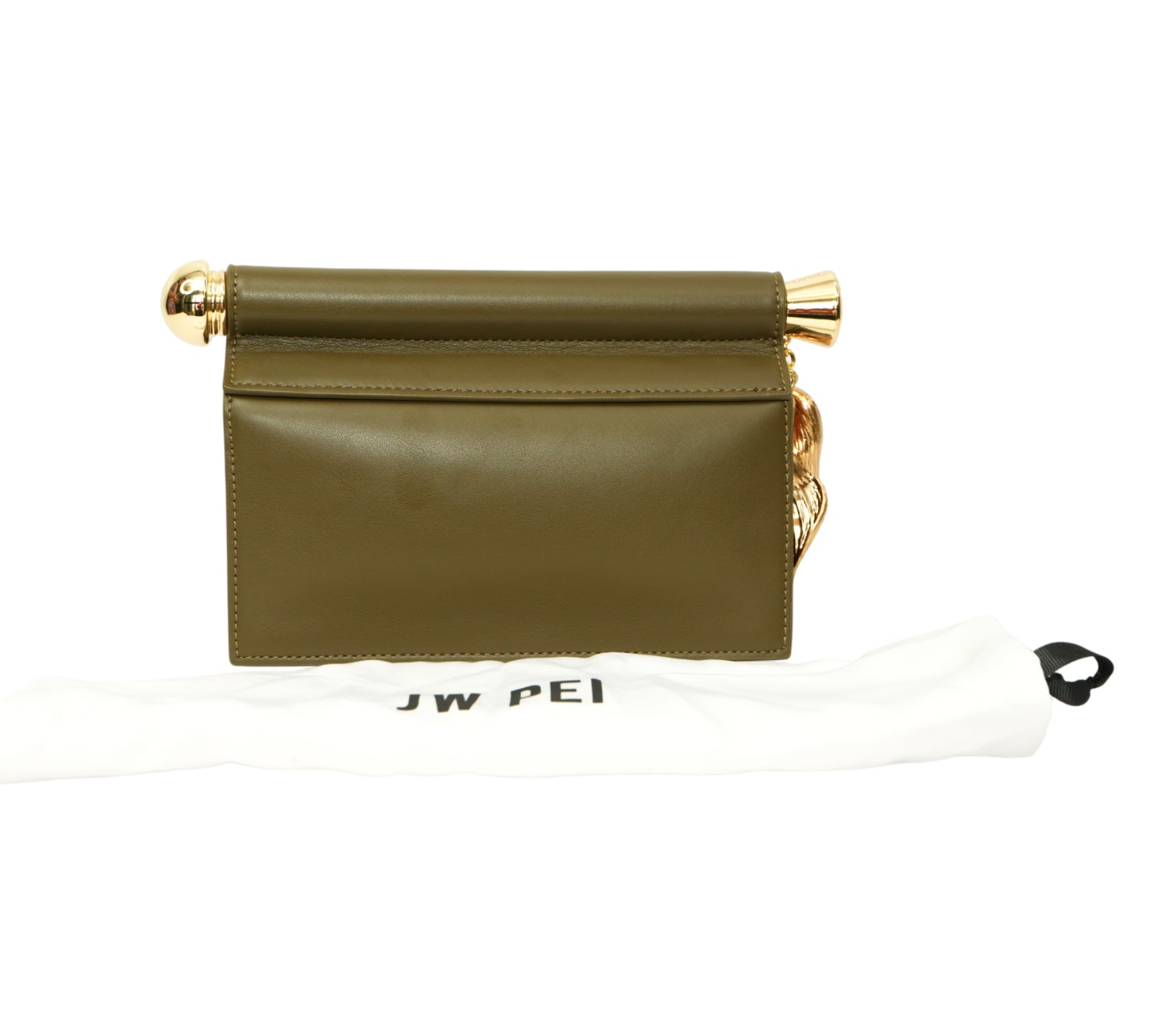 Holly Metal Pendant Embellished Clutch