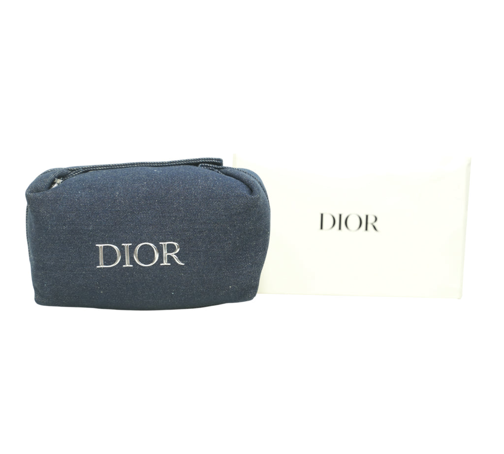 Denim Cosmetic Pouch