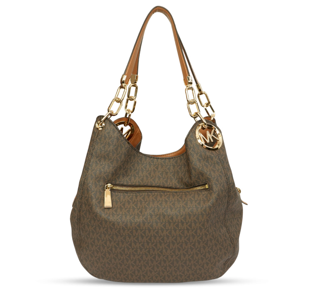 Lillie Large Logo Shoulder Bag