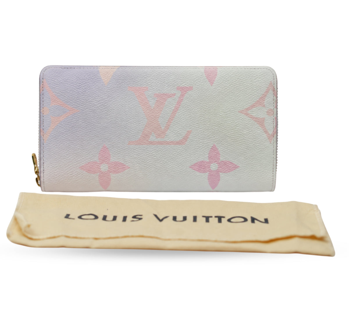  Louis Vuitton Monogram Giant Sunrise Pastel Zippy Wallet