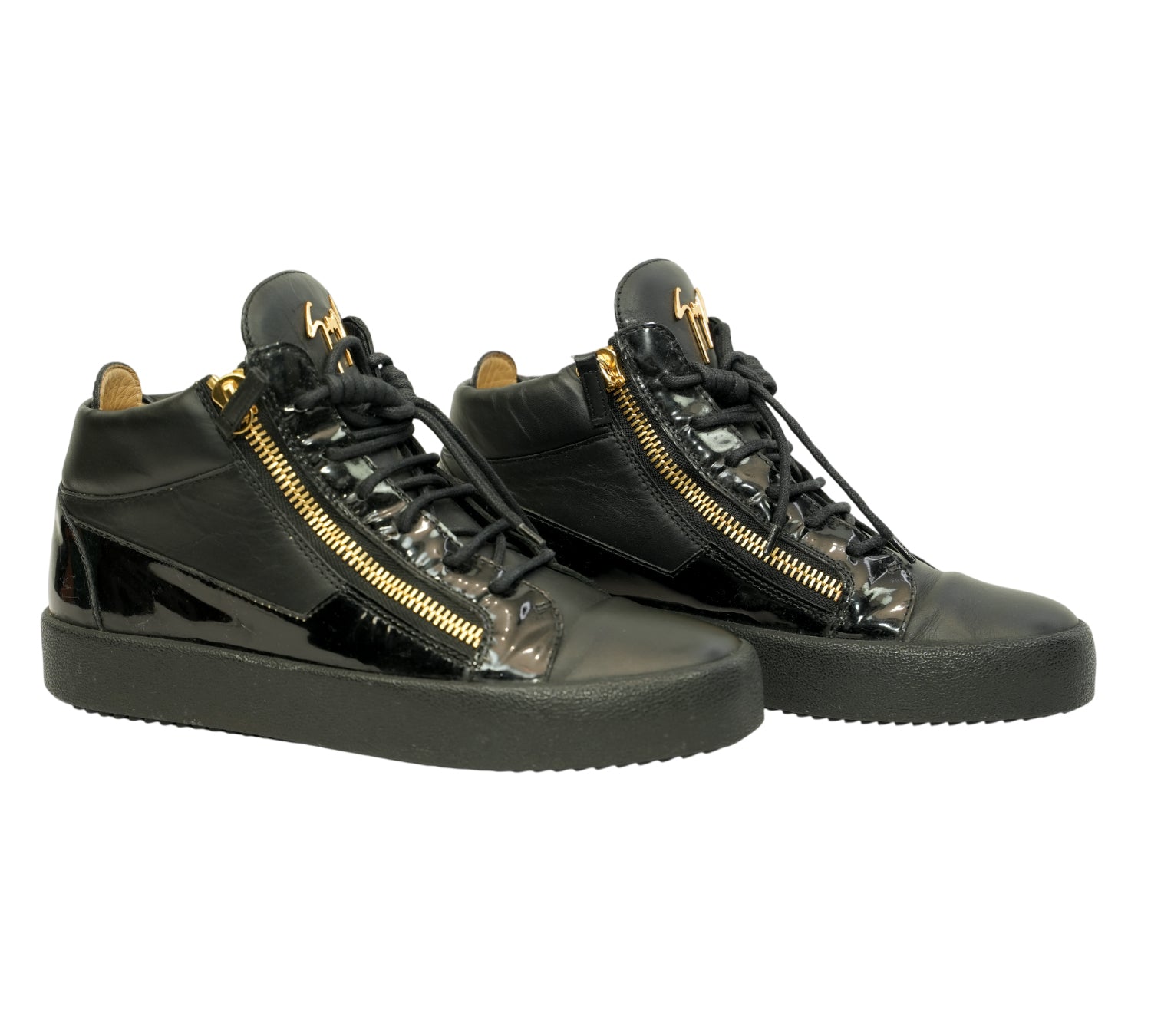 Black Kriss Mid-Top Sneaker Size 40 - Eur