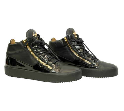 Black Kriss Mid-Top Sneaker Size 40 - Eur
