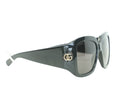 Black Square Wrap Sunglasses