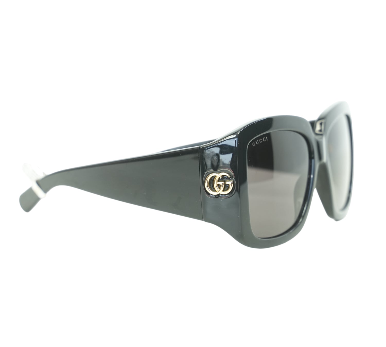 Black Square Wrap Sunglasses
