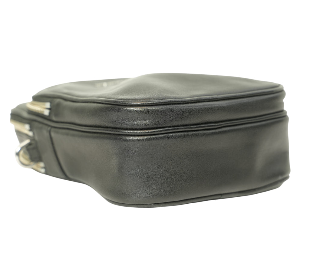 Jet Set Medium Leather Logo Tape Crossbody Bag