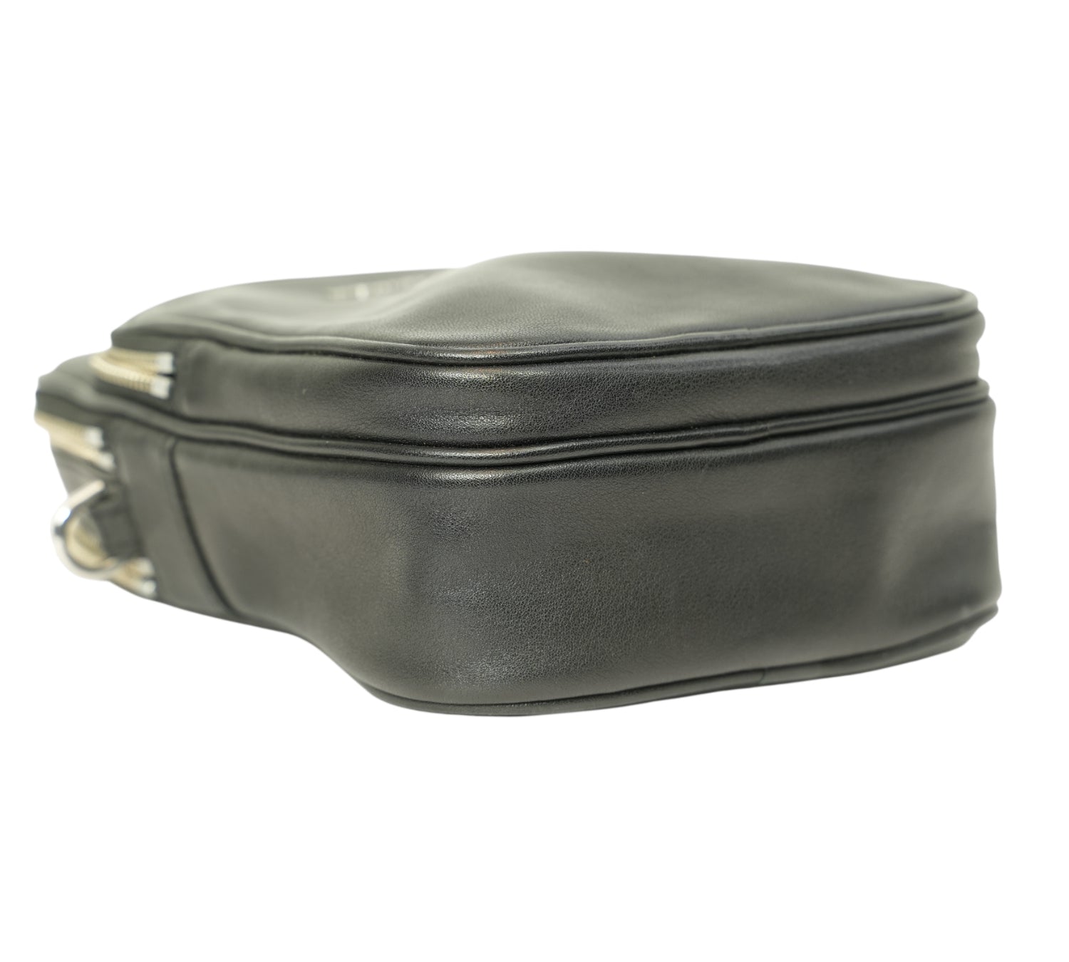 Jet Set Medium Leather Logo Tape Crossbody Bag