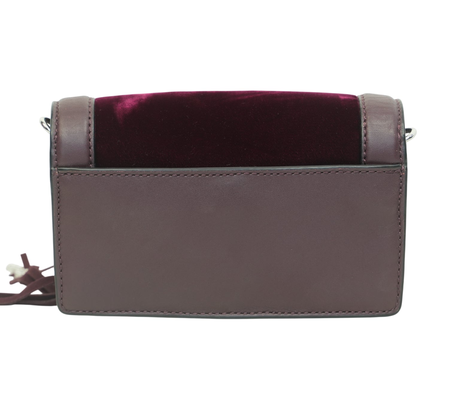 Burgundy K/Klassik Pins Fringe Crossbody Bag