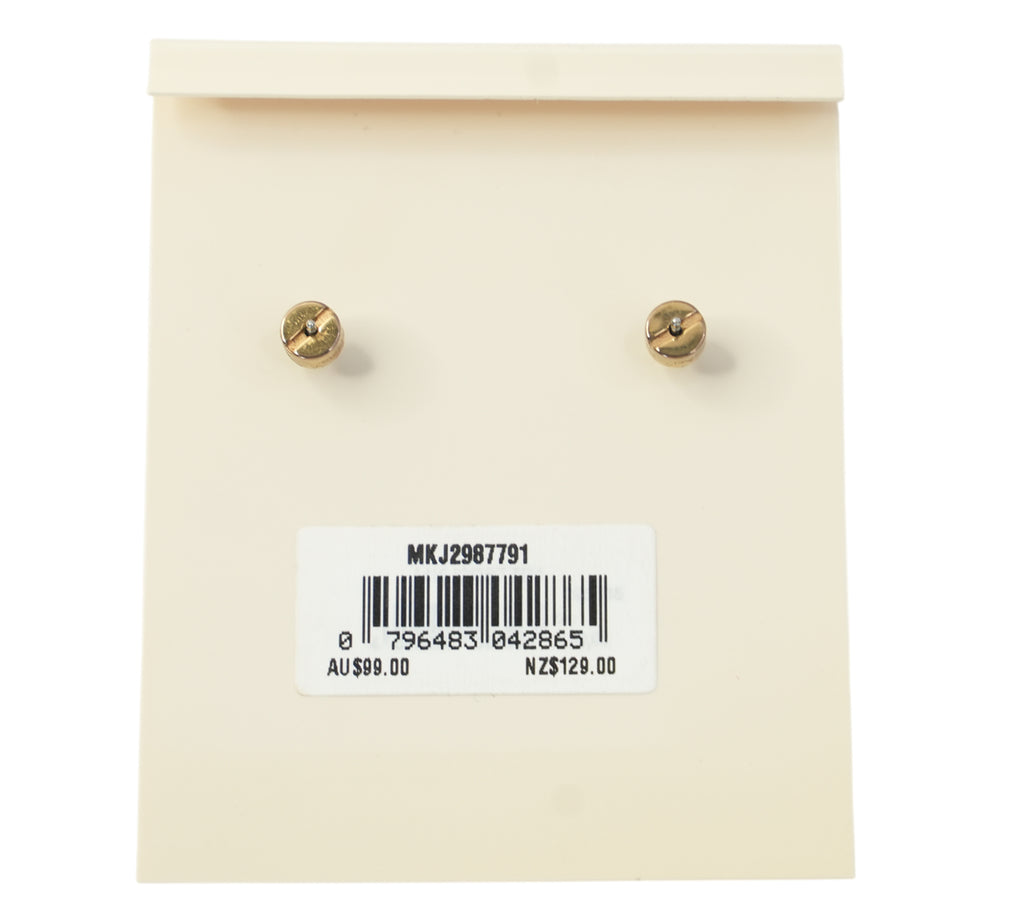 Heritage Logo Button Stud Earrings