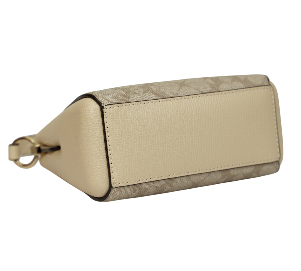 Spade Flower PVC Mini Top Handle Crossbody
