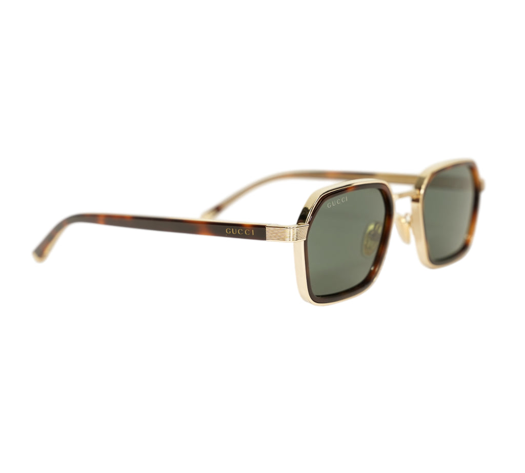 Havana Square Frame Sunglasses