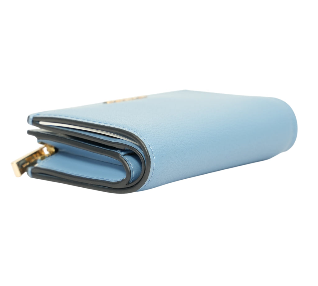 Blue Bryant Medium Pebbled Leather Wallet