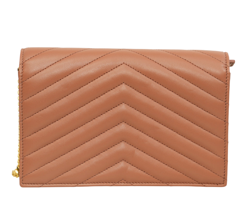 Dusty Rose Pink  Classic Cassandre Chain Wallet