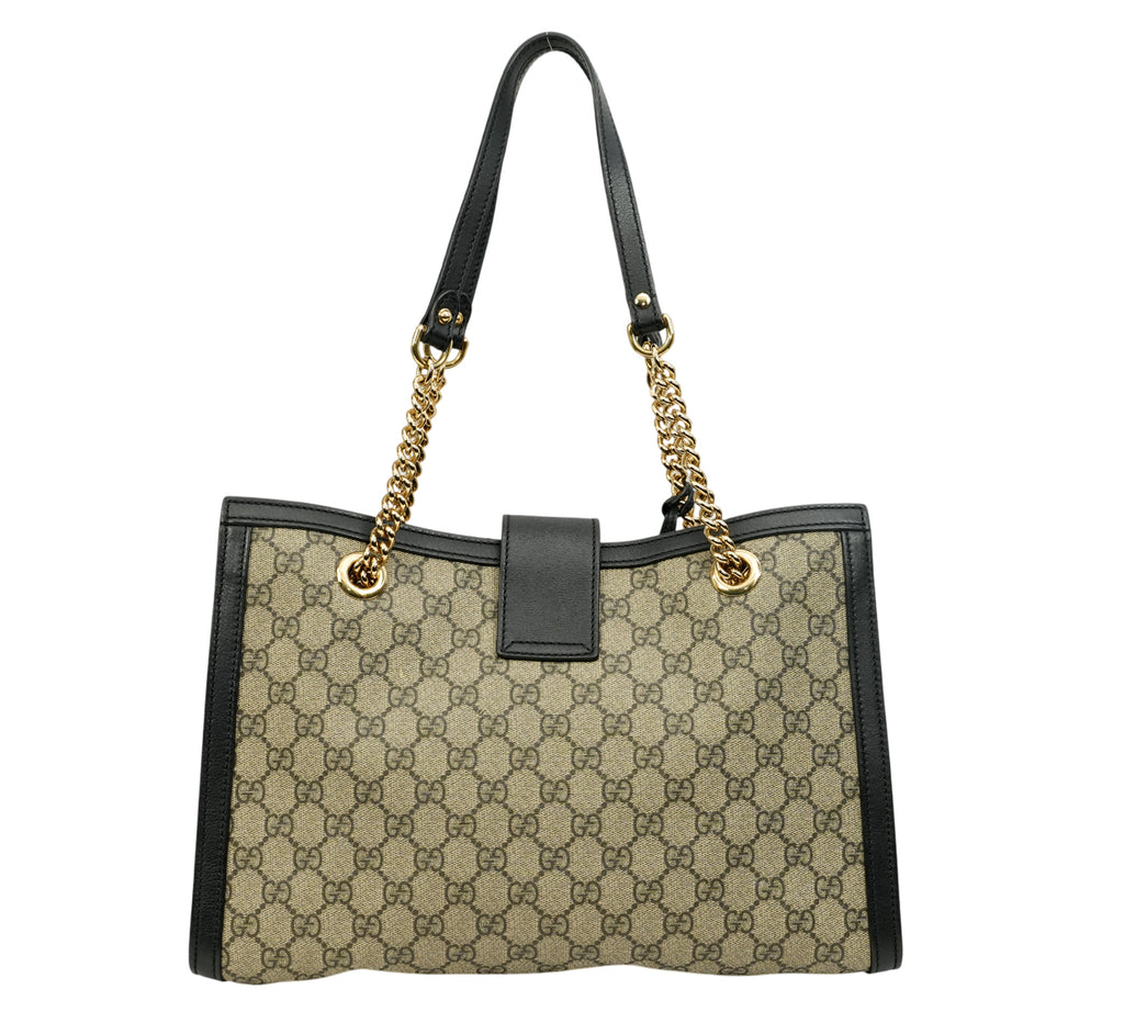 Padlock Medium GG Supreme Tote Bag