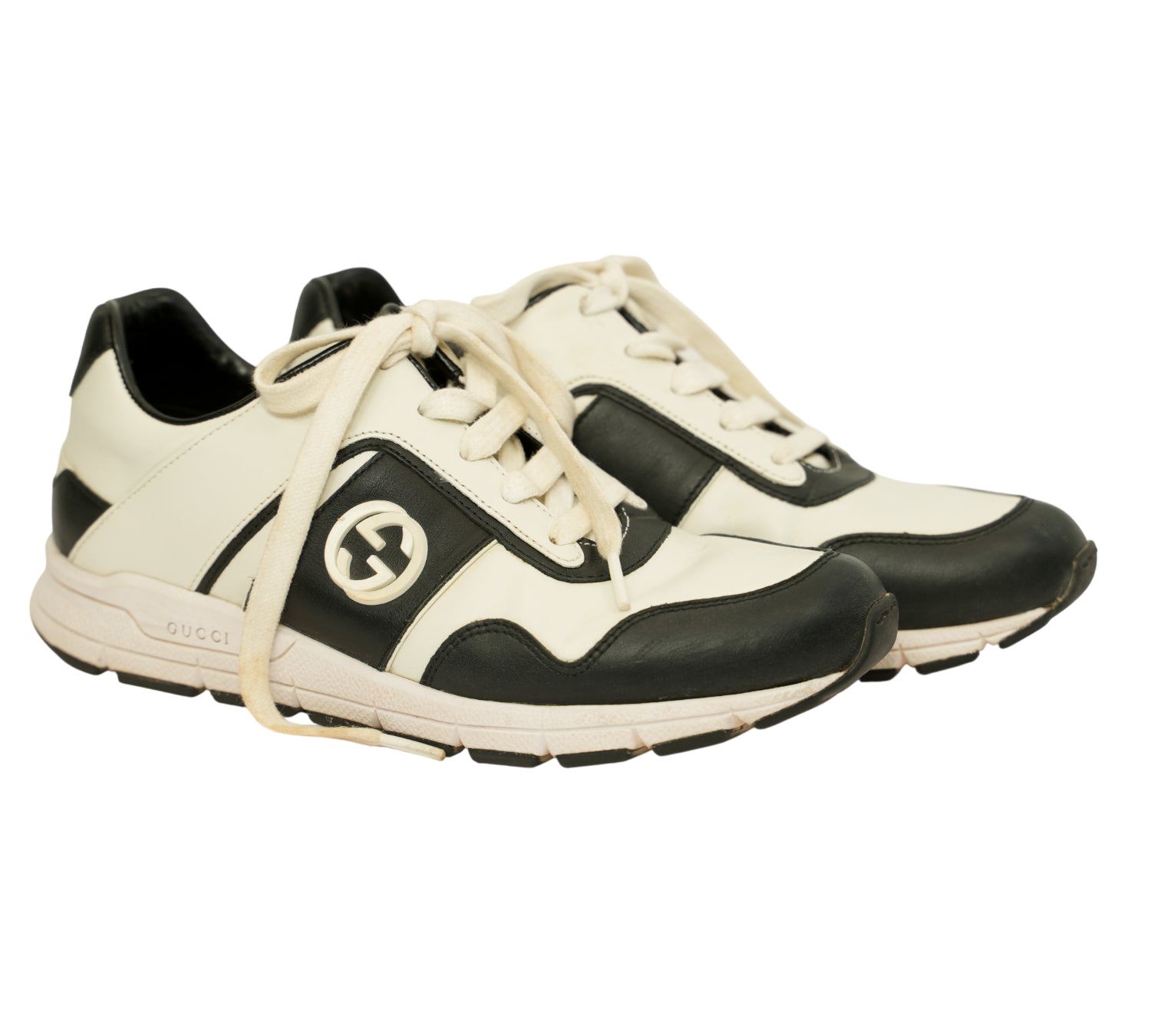 Calfskin Interlocking G Runner Sneaker Size 36 - EUR