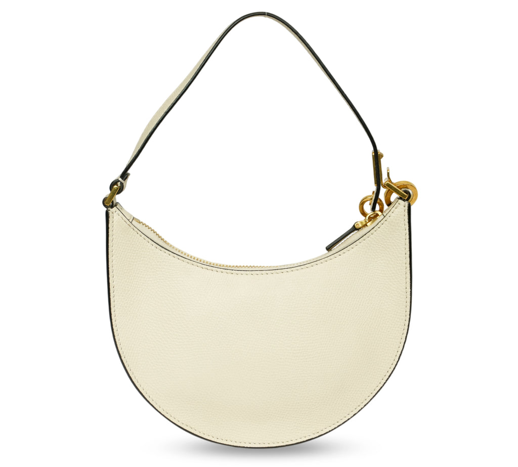 Light Ivory Mini VLogo Signature Hobo Bag